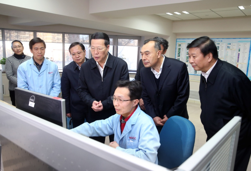 11月22日，中共中央政治局常委、國務院副總理張高麗在北京主持召開全國地理國情普查領導小組全體會議并講話。